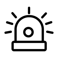 emergency siren light icon