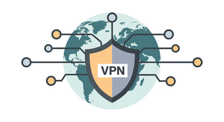 A secure Virtual Private Network (VPN) shield safeguards global internet connections, providing essential privacy and data protection for users everywhere.