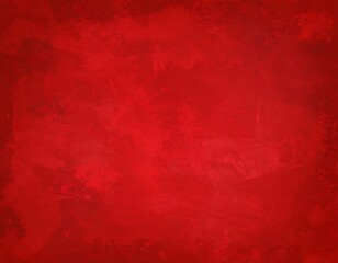 Abstract red textured background with subtle variations in shade and brush strokes