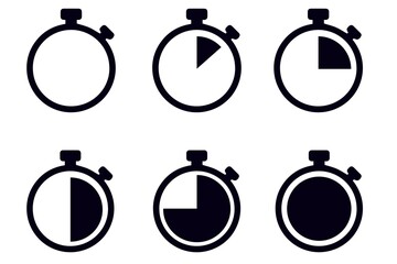 stop watch sign, Set of stopwatch icon, Set of sports stopwatch icons showing time, stopwatch, set of stopwatch, icon of stop watch