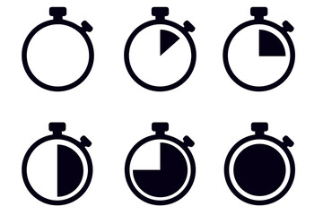 stop watch sign, Set of stopwatch icon, Set of sports stopwatch icons showing time, stopwatch, set of stopwatch, icon of stop watch
