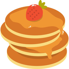 Pancakes Illustration