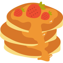 Pancakes Illustration