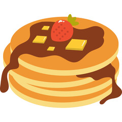 Pancakes Illustration