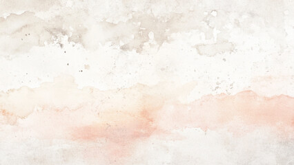 Brown and yellow watercolor abstract background