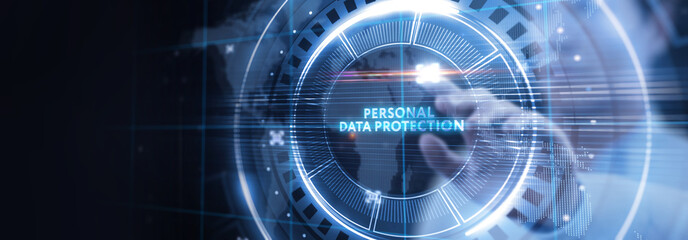 Data protection privacy concept. Personal data protection.