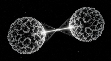 quantum entanglement particles connected twin matter clusters