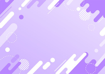 幾何学 グラフィック フレーム 背景素材 紫