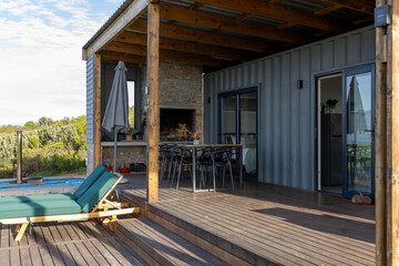 Cabin retreat in the mountains