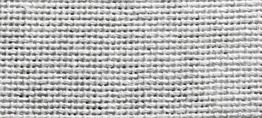 Obraz premium Close-up view of a woven white fabric