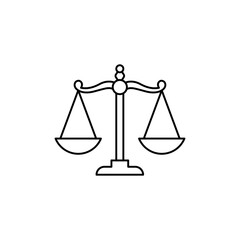 Balance of justice scales