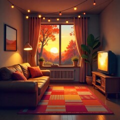 Fototapeta premium interior luxury apartment comfortable suite lounge