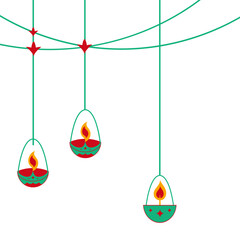 Hanging Diwali Lamp
