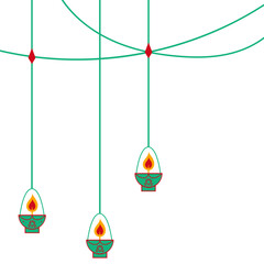 Hanging Diwali Lamp