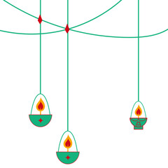 Hanging Diwali Lamp
