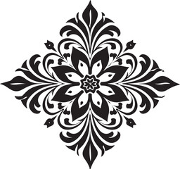 Fototapeta premium Floral Mandala Ornament Set