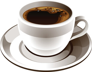 vector illustration of coffee cup