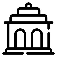 icon destination with style outline