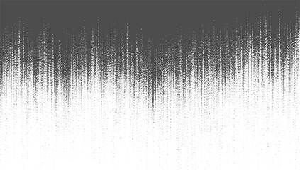 Abstract grey background with a dense pattern of falling white dots and streaks