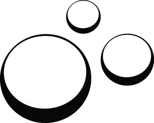 bubble silhouette icon 