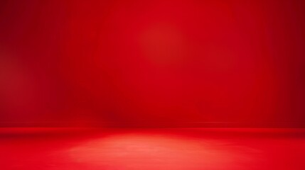 Red studio background with subtle gradient