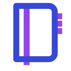 education twotone icon set