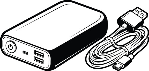 vector illustration of an electric plug
