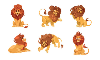 Explore this charming collection of pixel art lions perfect for enhancing your creative projects