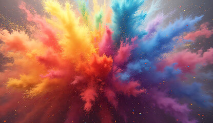 Holi Color Explosion