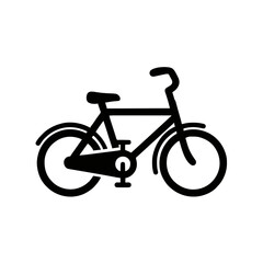 Classic Bicycle Two Wheeler Pedal Bike Eco Friendly Personal Transportation Cycling Sport Exercise Vehicle Vector Icon Design