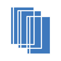 glass color flat icon for digital and print projects. Building materials.