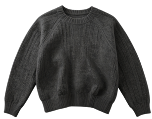 Cozy Knit Sweater in Soft Fabric, isolated on transparent background PNG