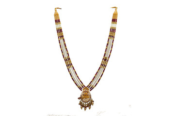 gold necklace isolated on white transparent  background With HD Quality 