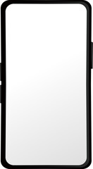 Mobile phone outline digital device illustration advertisement