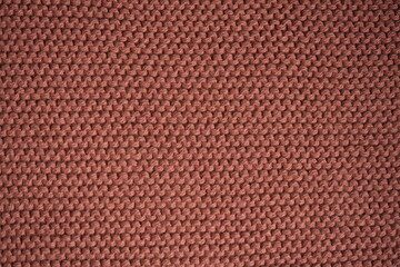 macro texture of woven textile in dusty pink or pink-brown tone. detailed fabric surface with visible thread structure. ideal for backgrounds, textile design, fashion, and mockups