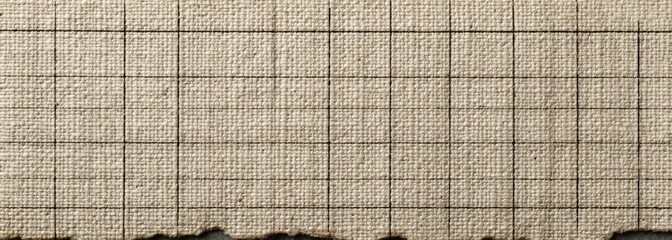 Aged beige gridded paper