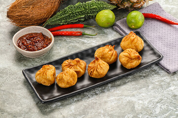 Tibetian cuisine - Momo stuffed dumplings