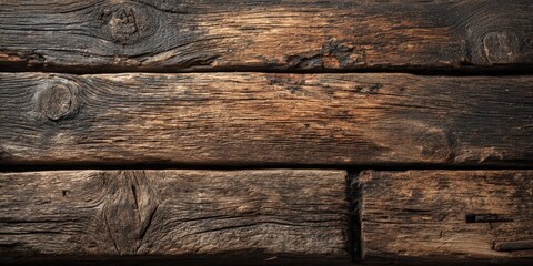 Weathered wood planks in horizontal layers (1)