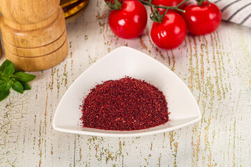 Natural organic Sumah powder for culinary