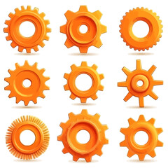 Set of gearbox isolated 