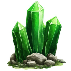 Green gemstone 
