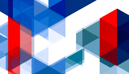 Obraz premium Abstract Geometric Polygon Composition