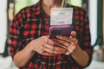 Mobile identity verification and secure login process at home