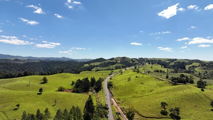 Obraz premium Aerial photo of Milla Milla Queensland Australia