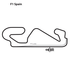 Fototapeta premium Circuit de Barcelona-Catalunya, GP von Spanien