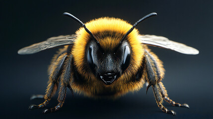 Bee HD 8K wallpaper Stock Photographic Image