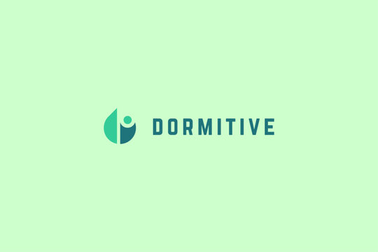 Template logo design solution for dormirive drops