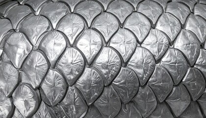 Repeating Scallop Shell Arcs Forming Fish Scale Pattern