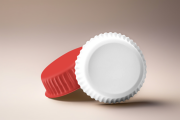 Bottle cap png mockup, transparent design