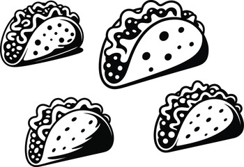 Delicious Taco Clipart for Menus  Recipes